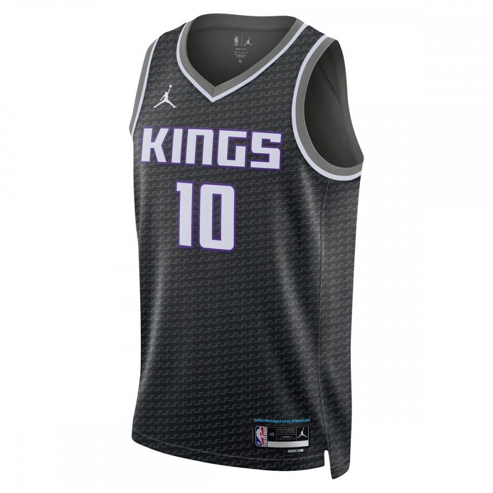 Domantas Sabonis Sacramento Kings Jordan Brand 2022/23 Statement Edition Swingman Jersey - Black-Pro Kit Vault | Brand New 26/27 Sports Jerseys